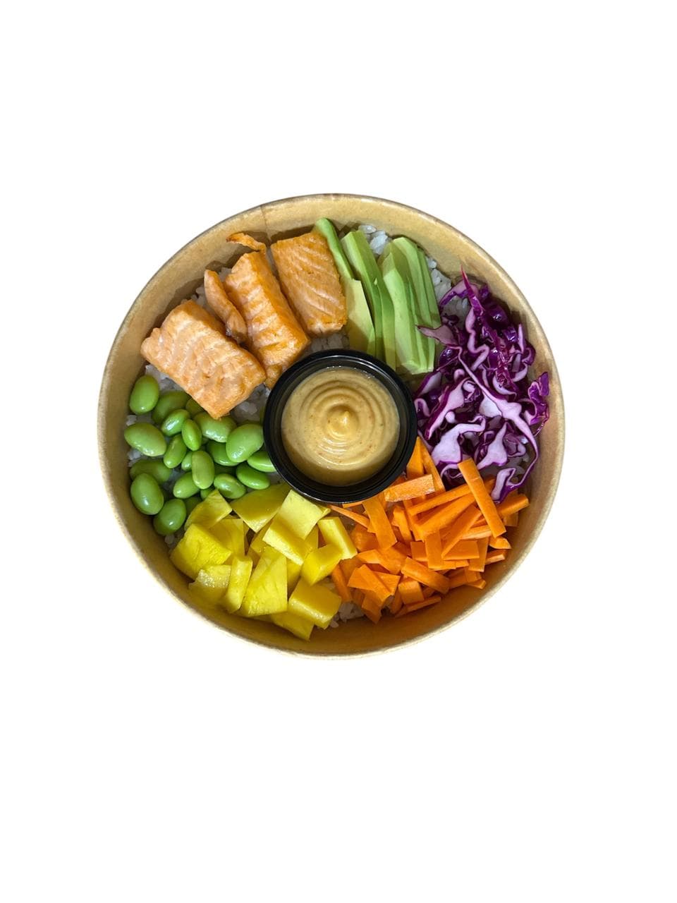 Poke Bowl Fried Salmon